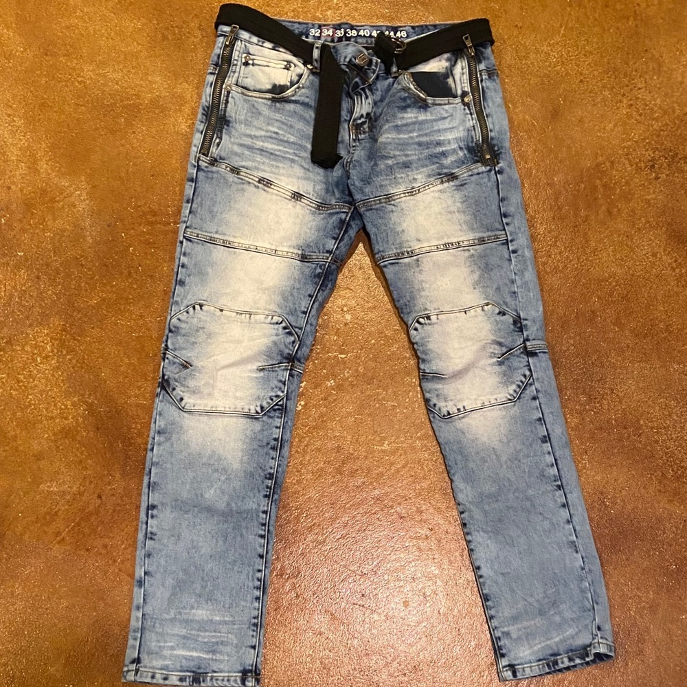 🌀Acid Wash Denim Jeans👖